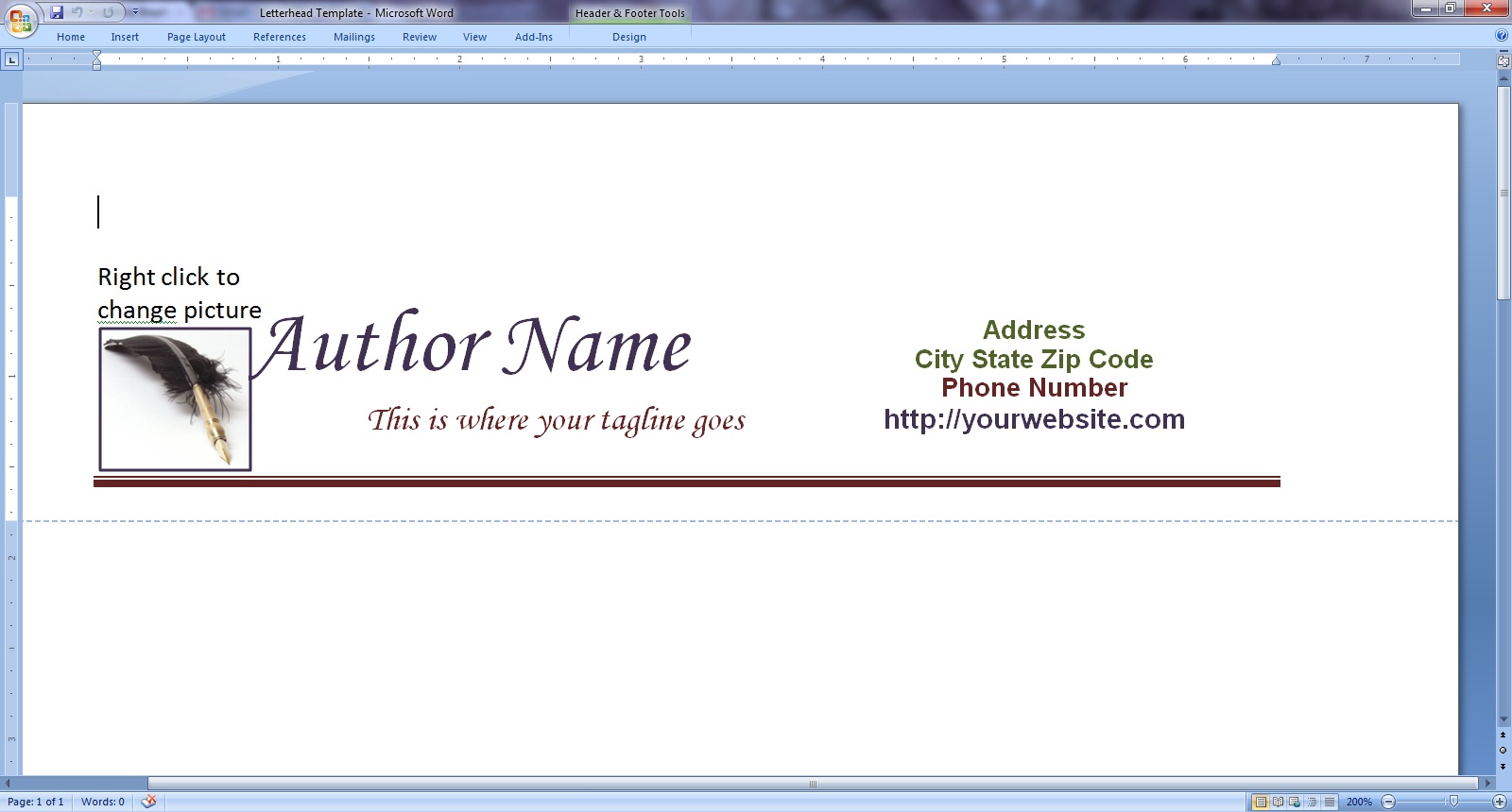 Free Letterhead and Query Letter Templates - Live Write Breathe In Fancy Letterhead Templates