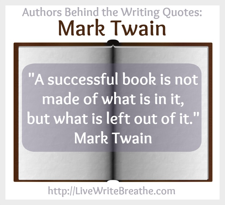 mark twain writing quotes